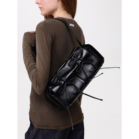 Acne Studios Shoulder Bag Woman Black - Picture 2 of 4